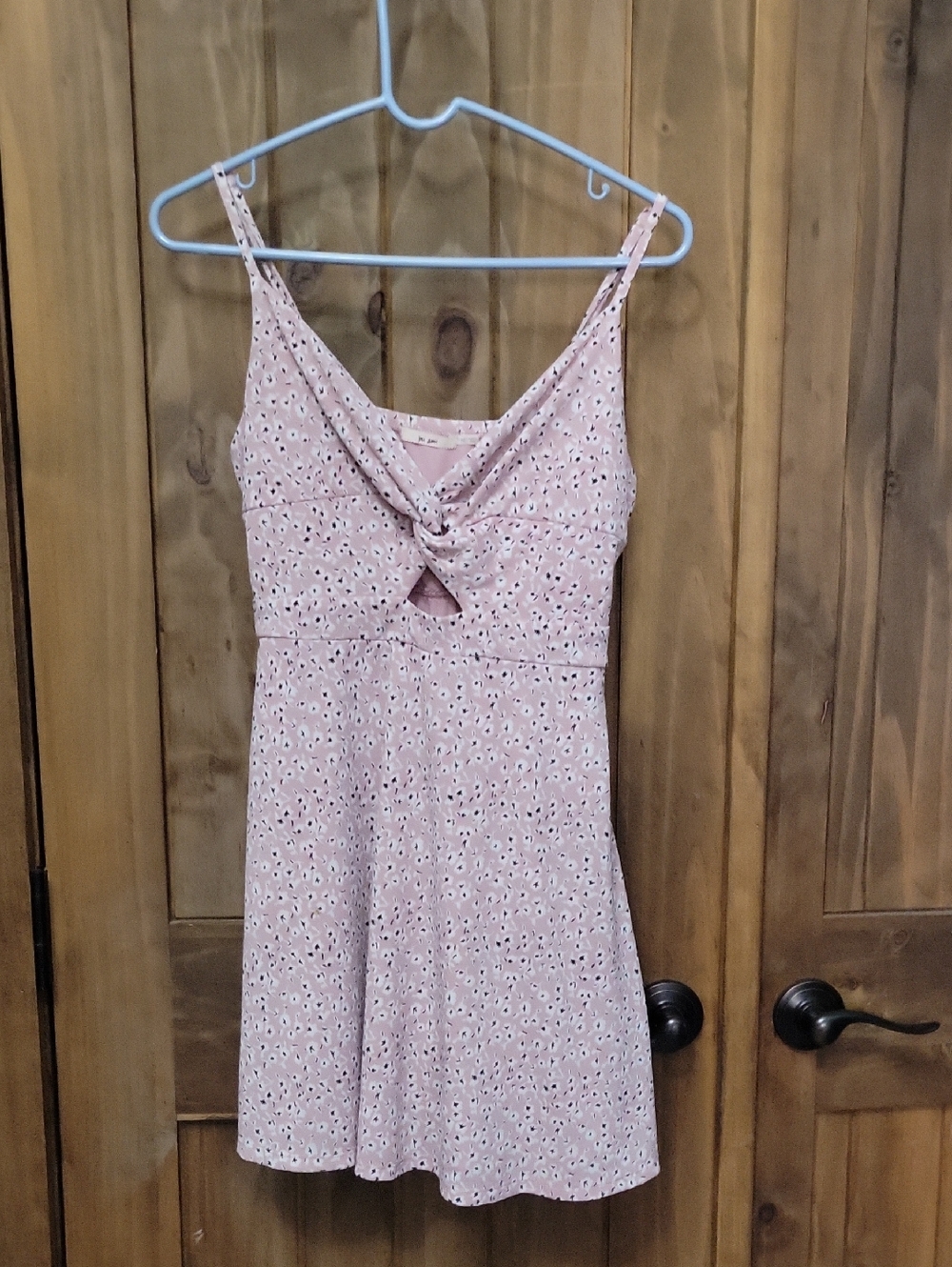 Mi ami Pink and White Floral  Dress